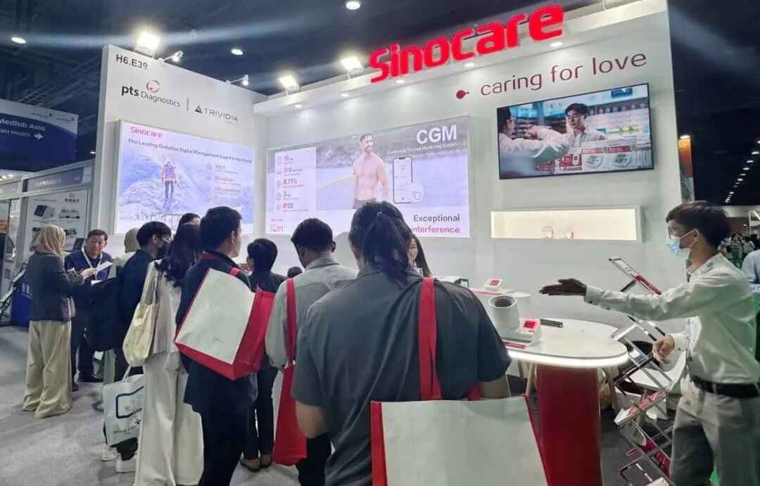 Sinocare Hadir di The Asia Health & Medlab Asia 2024 di Thailand